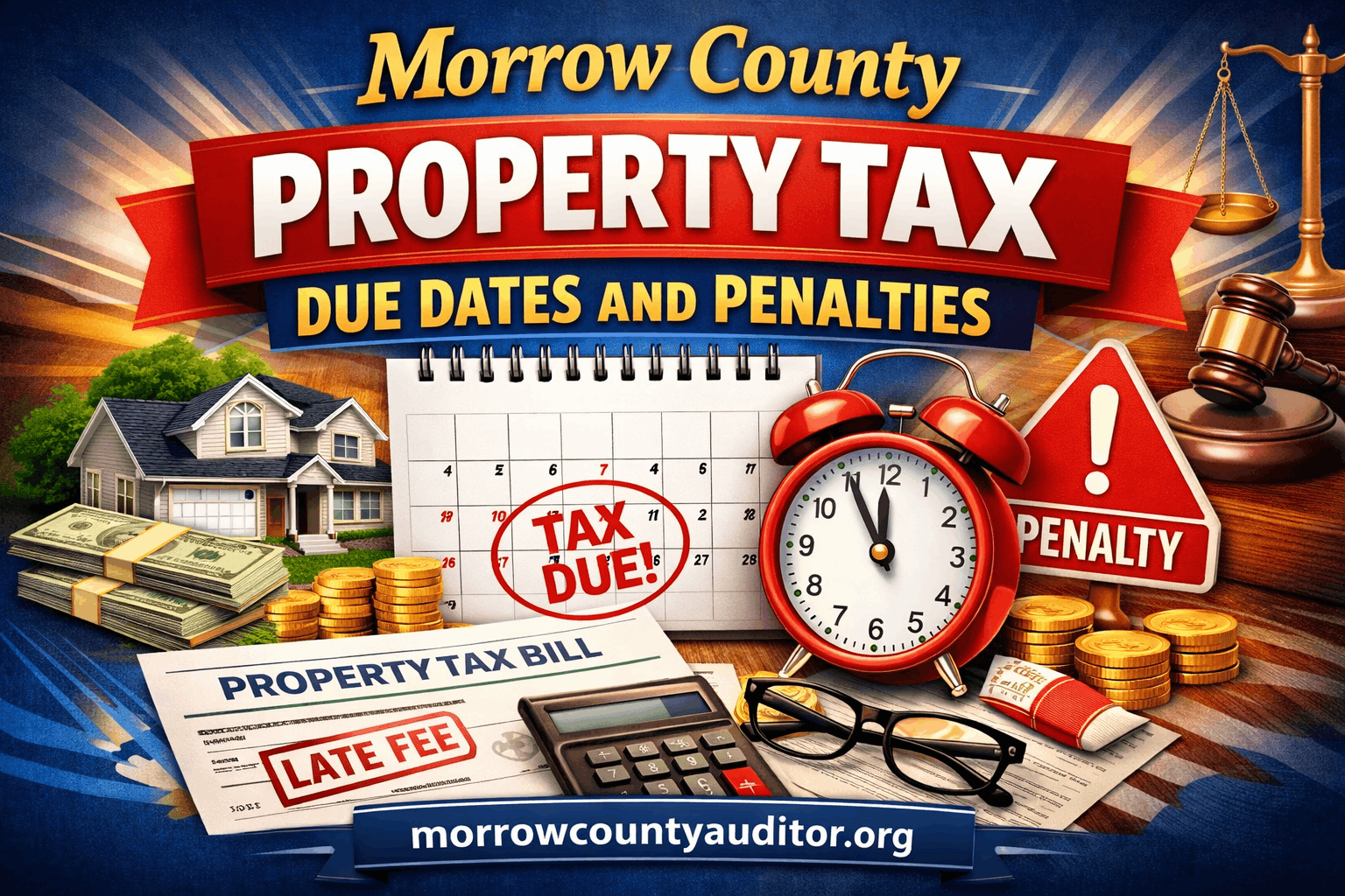 Morrow County Property Tax Due Dates and Penalties