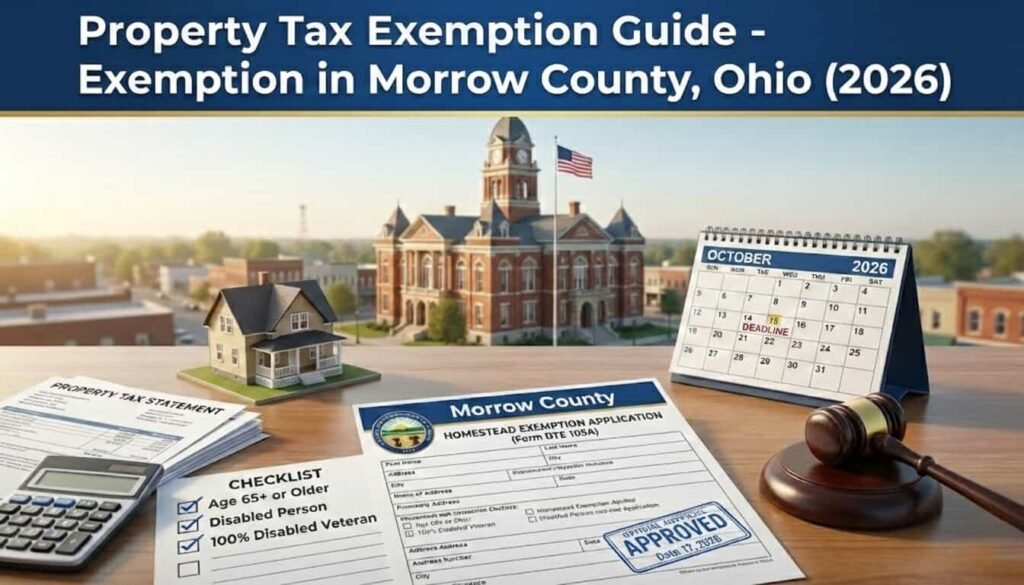 How to Apply for Property Tax Reduction or Exemption in Morrow County, Ohio(2026).