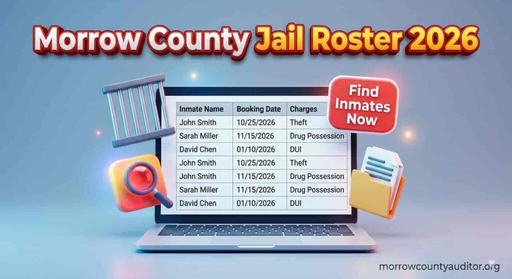 Morrow County Ohio Jail Inmate Roster (2026 Complete & Updated Guide)
